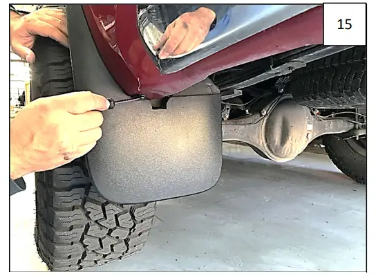 AXC D0001 Defender Pocket Fender Flares - INSTALLATION 15