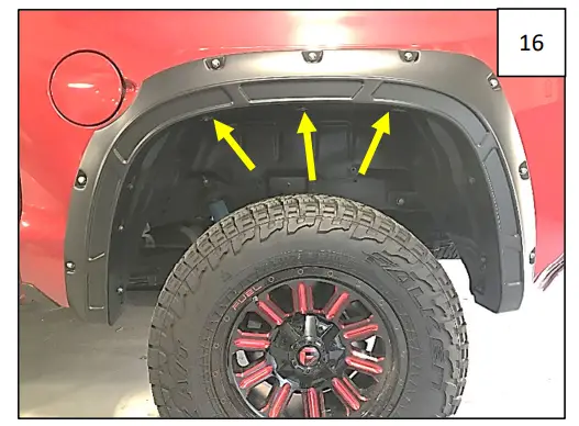AXC D0001 Defender Pocket Fender Flares - INSTALLATION 16