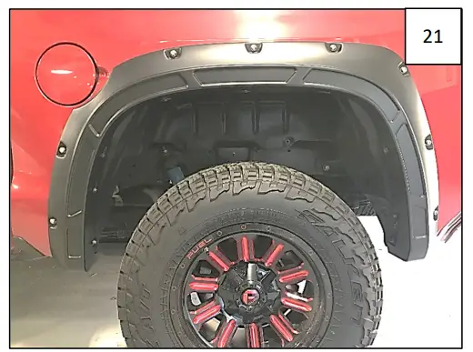 AXC D0001 Defender Pocket Fender Flares - INSTALLATION 21