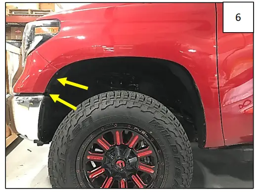 AXC D0001 Defender Pocket Fender Flares - INSTALLATION 6