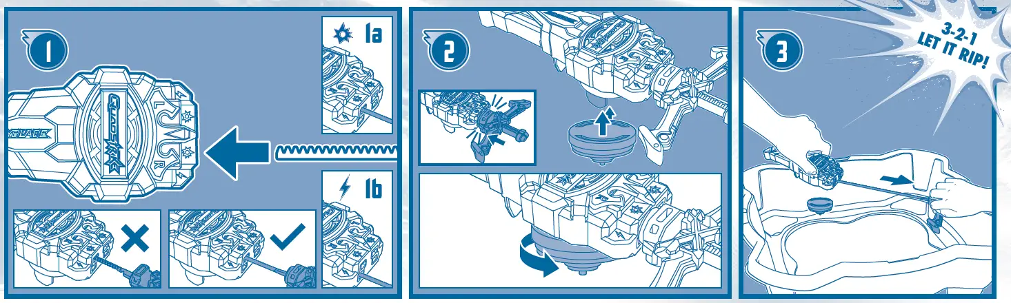 Hasbro XIPHOID Beyblade Burst QuadStrike Xcalius Power Speed Launcher Pack 4