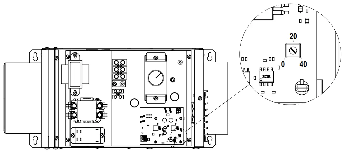 Plenum Temperature Control Potentiometer