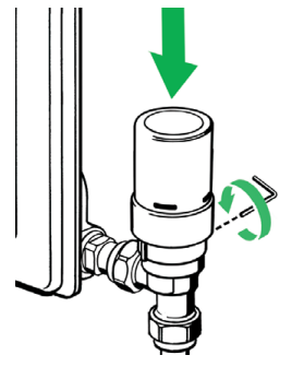 Stelrad Radiator Thermostat RAS-D2 Combi Pack, Radiator Pack - Fitting 3