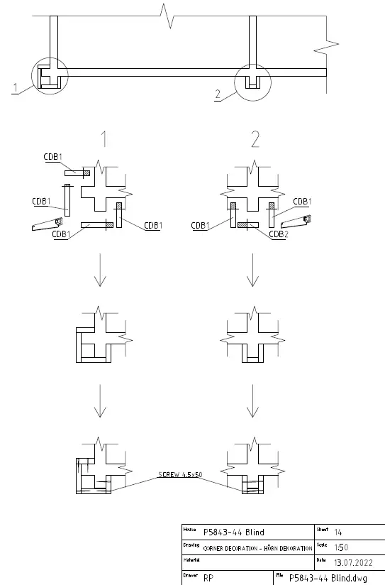 Polhus P5843-44-Blind Mikrohus Blind 15