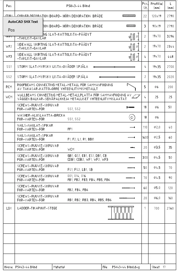 Polhus P5843-44-Blind Mikrohus Blind 18