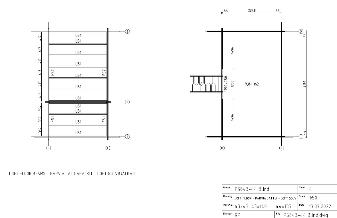 Polhus P5843-44-Blind Mikrohus Blind 4