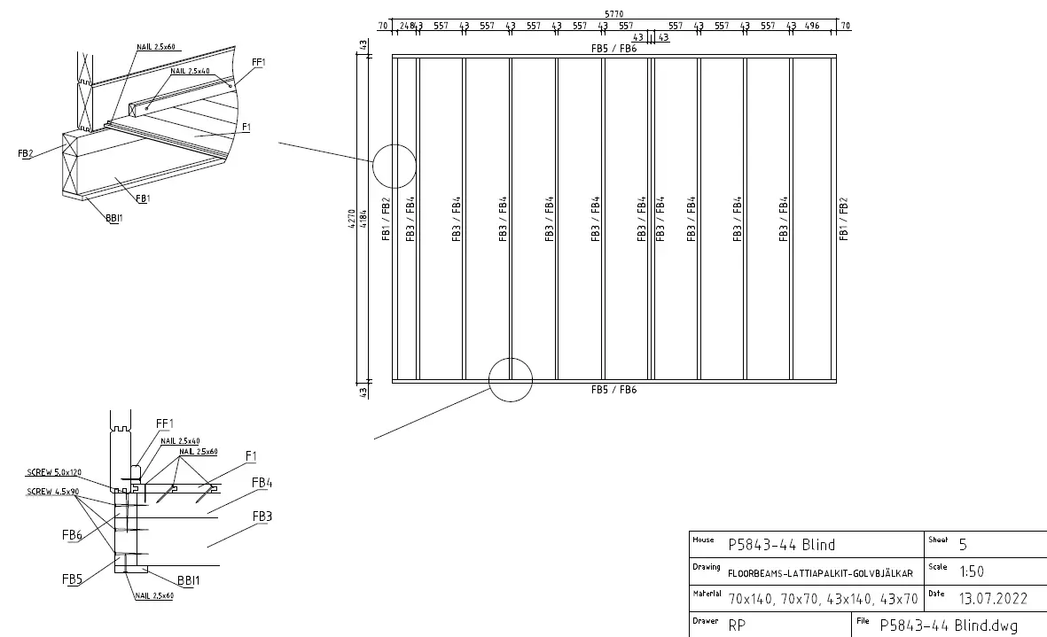 Polhus P5843-44-Blind Mikrohus Blind 5