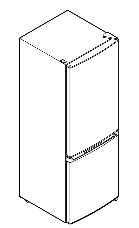 IKEA 804.948.56 LAGAN Refrigerator Freezer