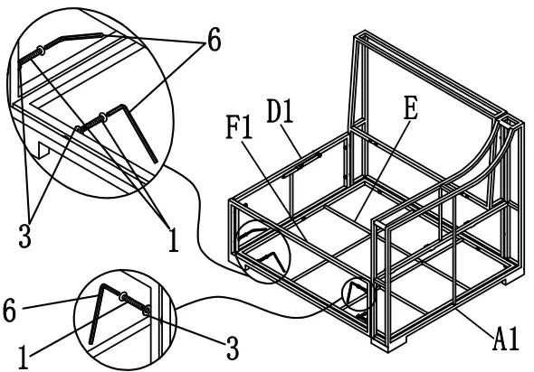 Jayden Creation OCJH0409-GREY-A+B Rethel 5 Piece Rattan 2 Person Seating Group-FIG8