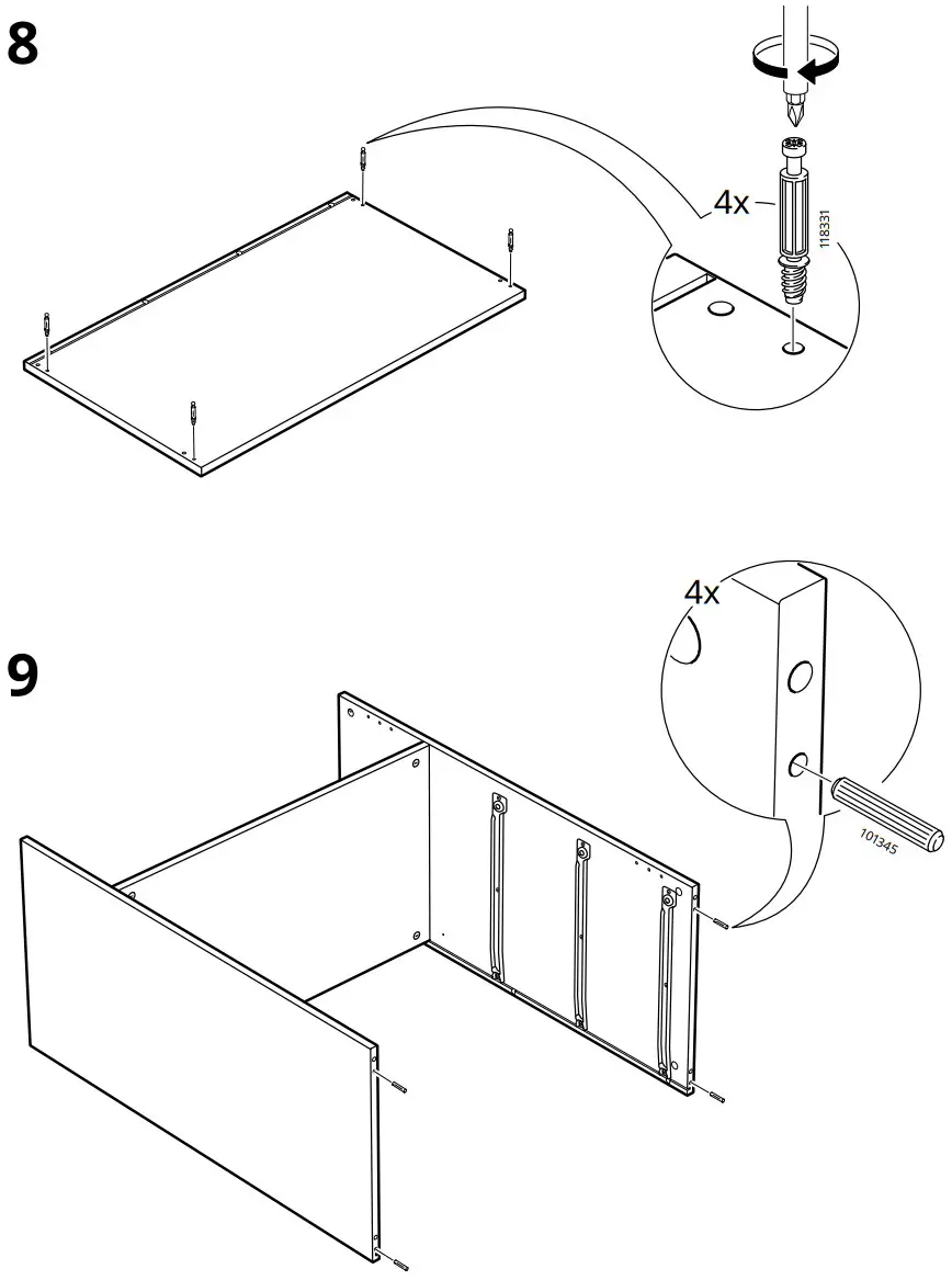 IKEA AA 2325952 2 100 Cabinet with Drawers White - FIGURE 10