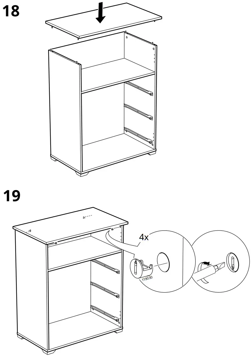 IKEA AA 2325952 2 100 Cabinet with Drawers White - FIGURE 16