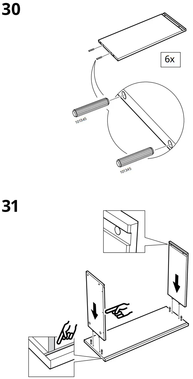 IKEA AA 2325952 2 100 Cabinet with Drawers White - FIGURE 27