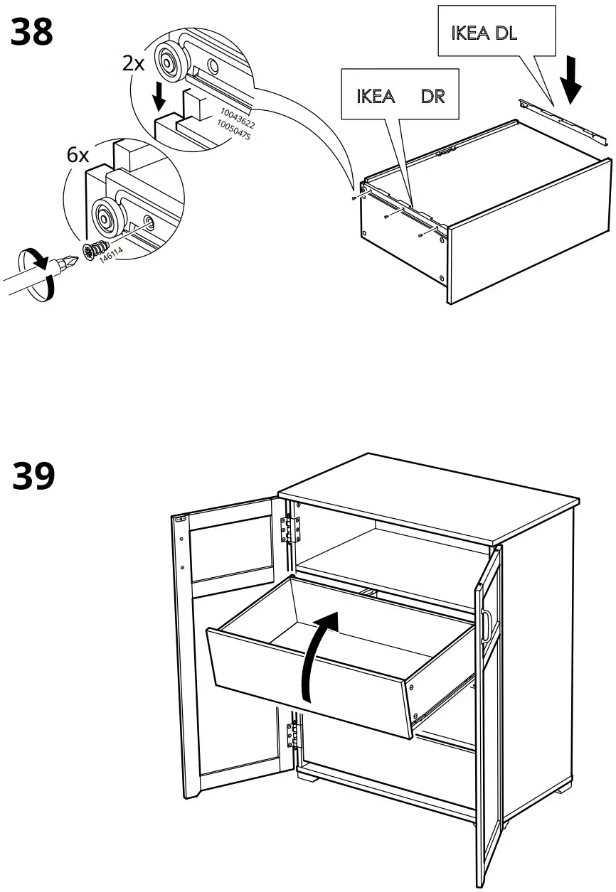 IKEA AA 2325952 2 100 Cabinet with Drawers White - FIGURE 31