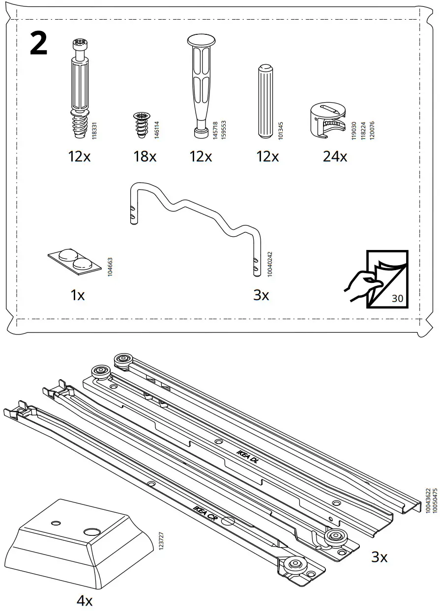 IKEA AA 2325952 2 100 Cabinet with Drawers White - FIGURE 5
