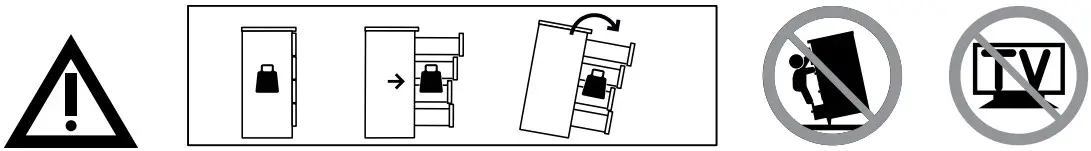 IKEA AA 2325952 2 100 Cabinet with Drawers White - ICON 1