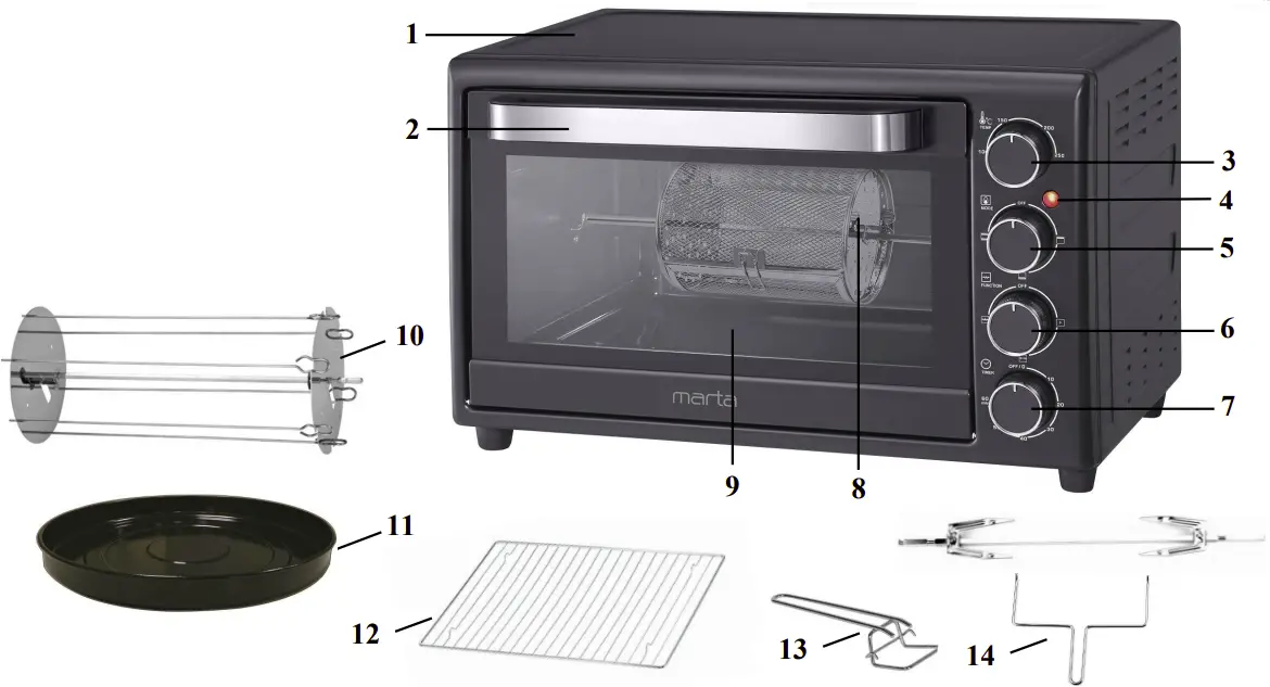 Electric Oven Instruction