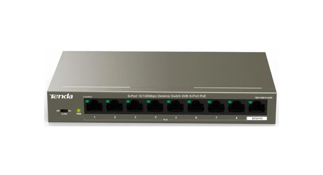 Tenda Tef1109p-8-102w Gigabit Desktop Switch Owner's Manual