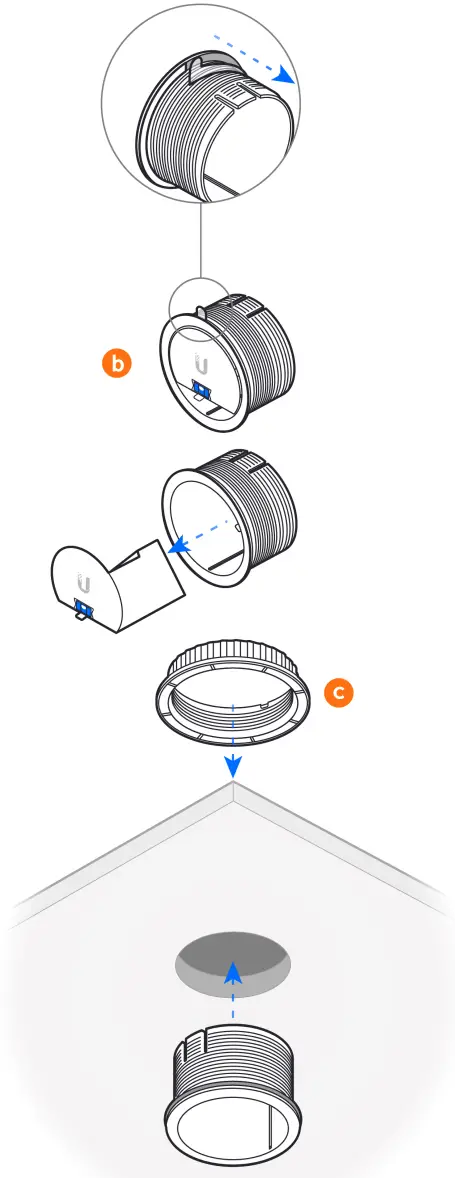 UBIQUITI AI Theta Audio Plug and Play High Performance 2 Way Audio Module - Figure 3