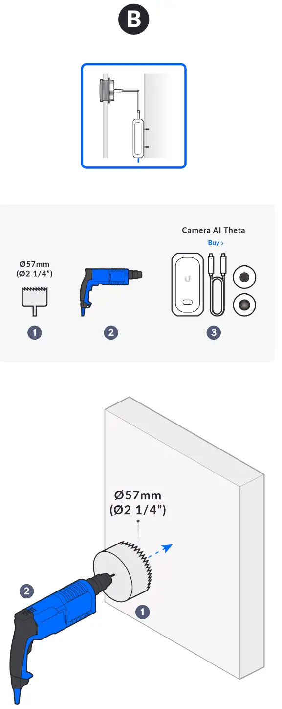 UBIQUITI AI Theta Audio Plug and Play High Performance 2 Way Audio Module - Figure 5