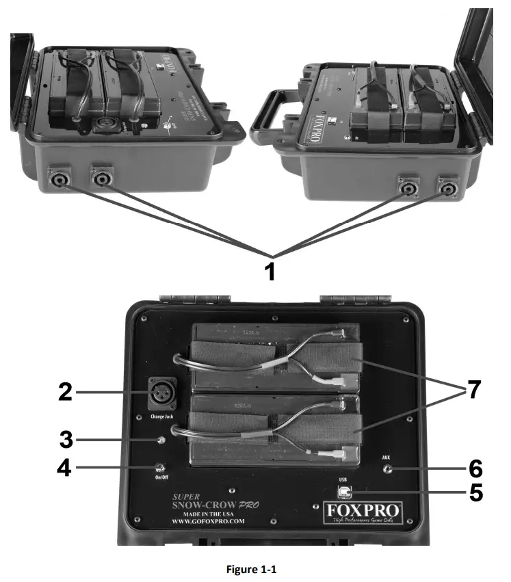 GOFOXPRO Super Snow Crow Pro Speaker - Figure 1-1
