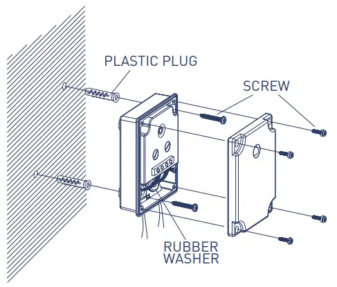 BG Electrical WPDDCONIL-A Weatherproof Light Sensitive Outdoor Timer Switch - RUBBER