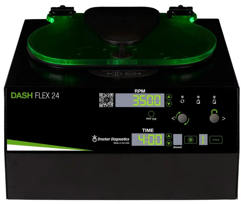Drucker Diagnostics DASH Flex 24 Programmable STAT Centrifuge
