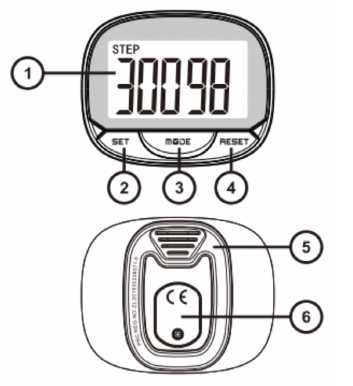 SPORT-THIEME 291 0202 Pedometer 2GO 3D Active 1
