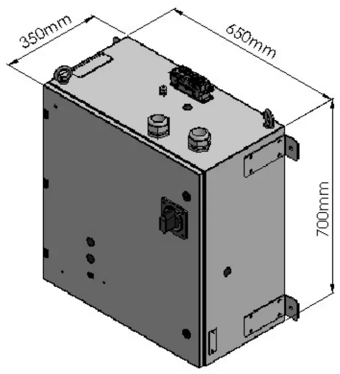 ENTRON iPAK2v2 Cabinet Dimension - Dimension 3