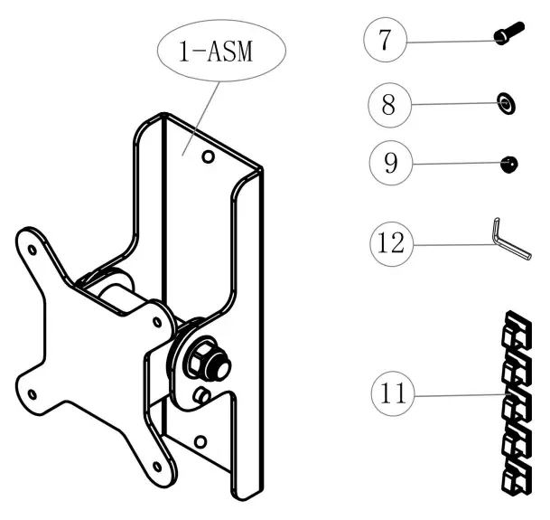 BODYCRAFT HFT Bracket HFT Pro Functional Trainer - Bracket