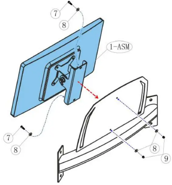BODYCRAFT HFT Bracket HFT Pro Functional Trainer - Cross Support