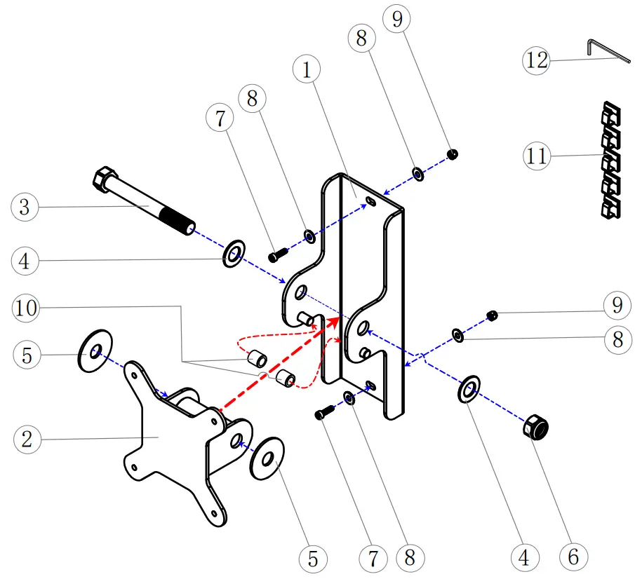 BODYCRAFT HFT Bracket HFT Pro Functional Trainer - icon5