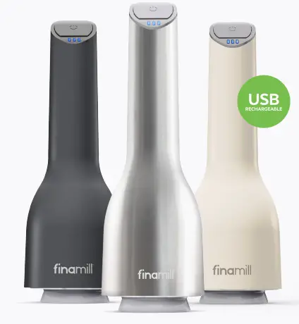 finamill Hand Spice Grinder with Interchangeable Spice Pods