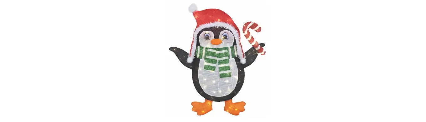 Home Accents Holiday 22rt1962214 3ft Yuletide Lane Led Penguin With Candy Cane Instruction Manual