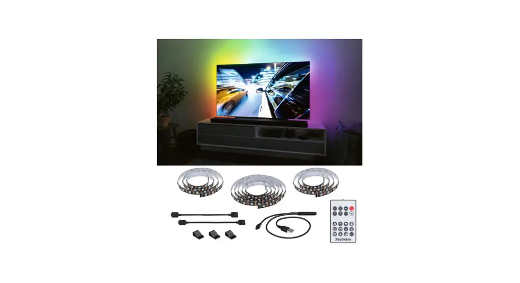 Paulmann 78880 Entertainled Usb Led Strip Tv Lighting Instruction Manual