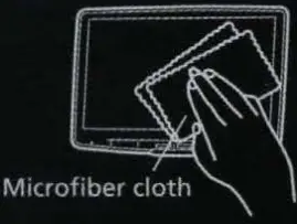 ALPINE KAE HF9DA Anti Reflective Screen - included parts 2