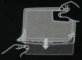 ALPINE KAE HF9DA Anti Reflective Screen - included parts 4