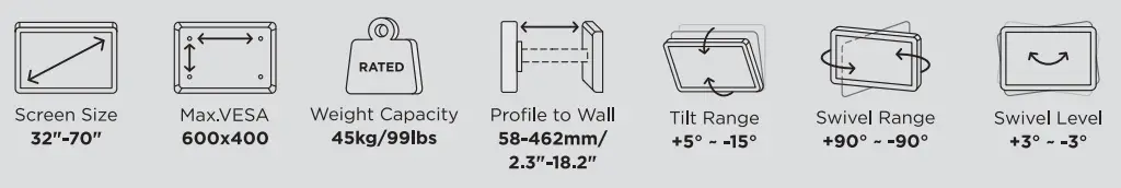 stell SHO 5620 TV Mount - fig1