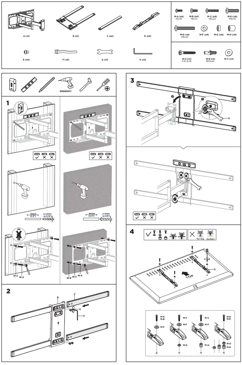 stell SHO 5620 TV Mount - fig2