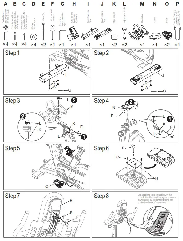 ALATECH FireFly AP1000 Spin Bike - fig 2