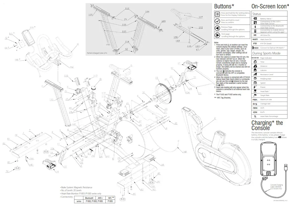 ALATECH FireFly AP1000 Spin Bike - fig 3