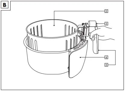 SILVERCREST-SHFD-1350-A1-Digital-Air-Fryer-fig-5