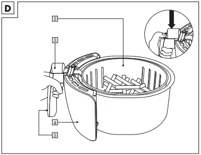 SILVERCREST-SHFD-1350-A1-Digital-Air-Fryer-fig-7