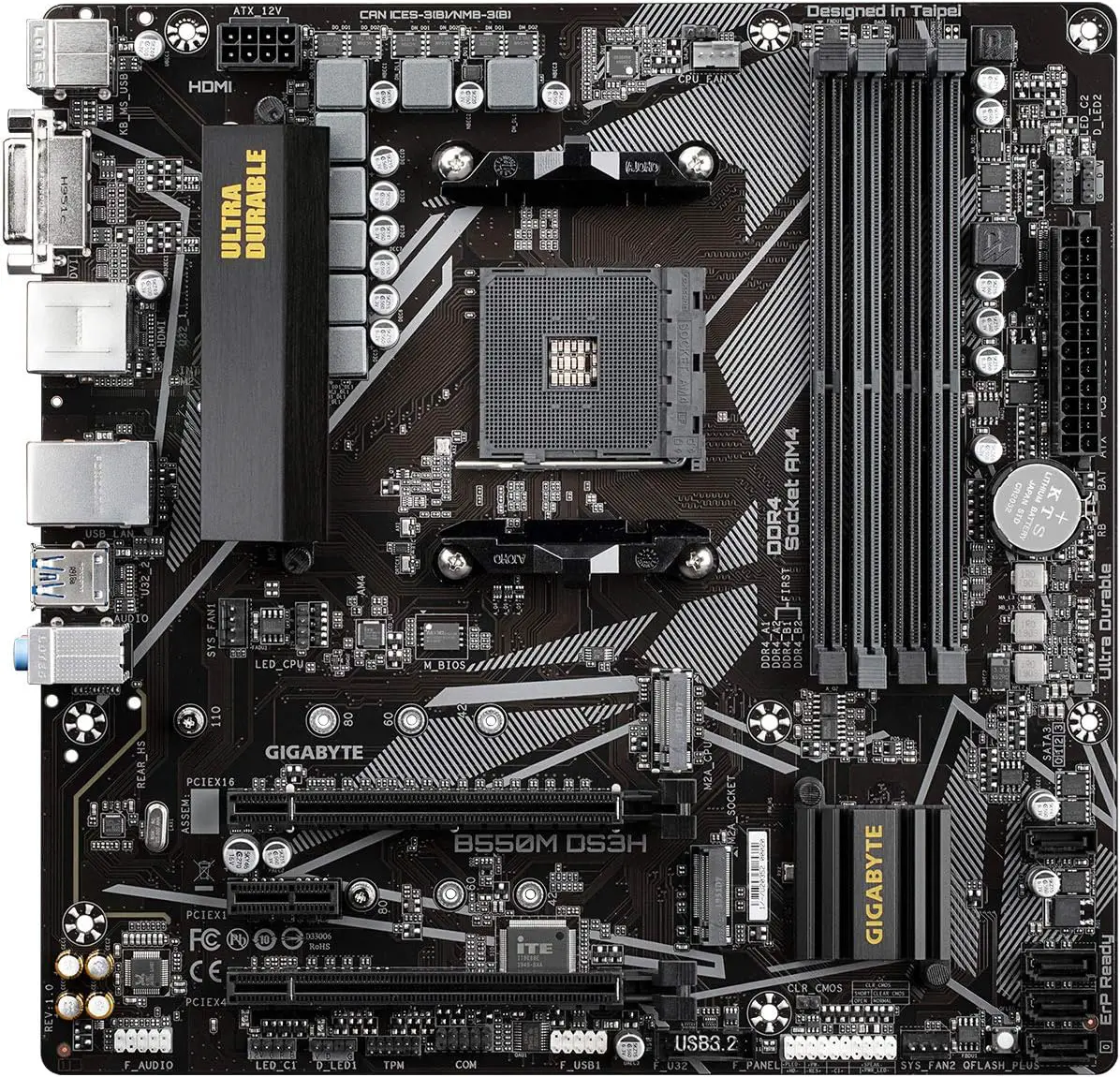 Gigabyte-B550M-DS3H-Micro-ATX-Motherboard-Product