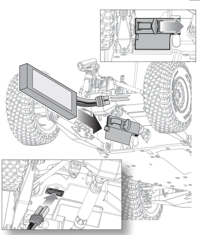 HORIZON HOBBY LOS03046 Method Desert Truck - BATTERY