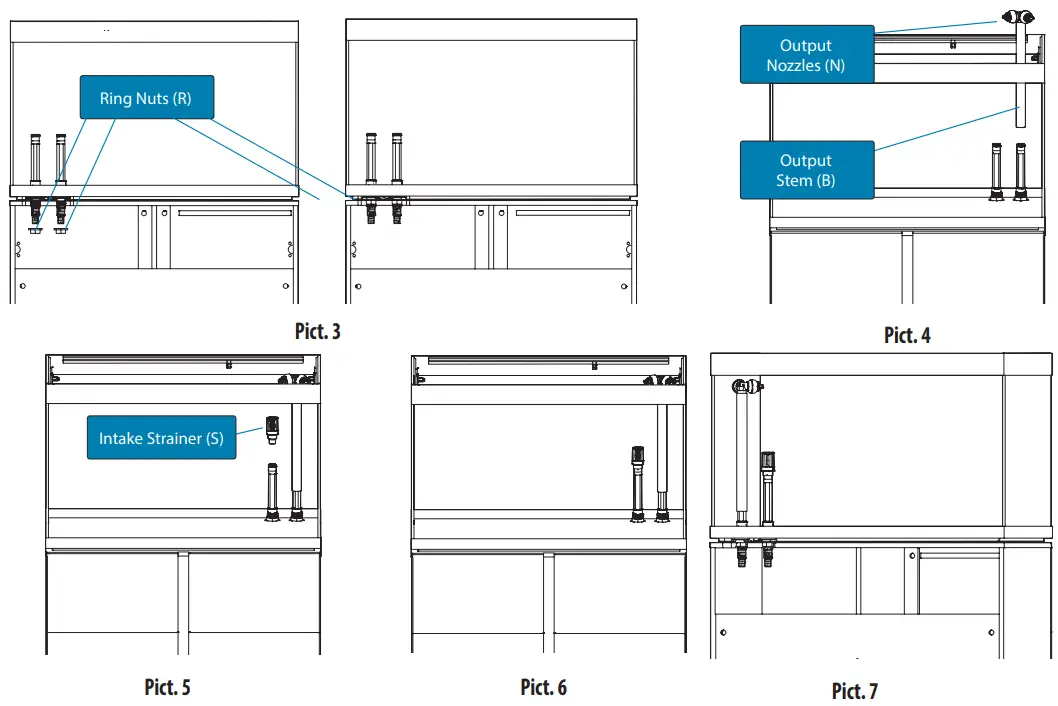 FLUVAL SIENA LED Aquarium Kit - INTAKE SYSTEM INSTALLATION