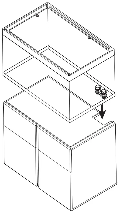 FLUVAL SIENA LED Aquarium Kit - scrapers