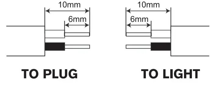 BG ELECTRICAL 907-01 In Line Switches - cut cable