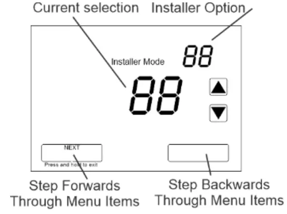 Advanced Installer Options Menu