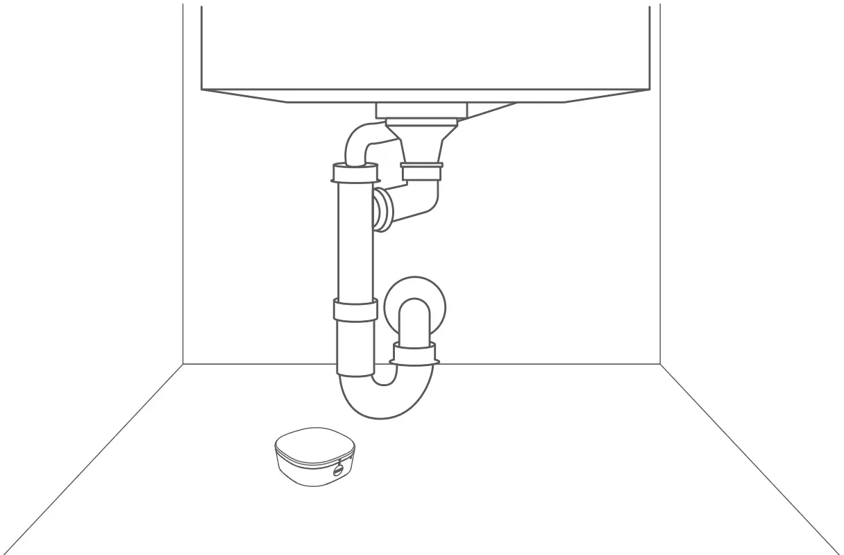 Place Water Sensor on a flat surface