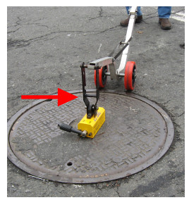 U S SAWS Aluminum Heavy Duty Collapsible Dolly Manhole Lifters - icon 17